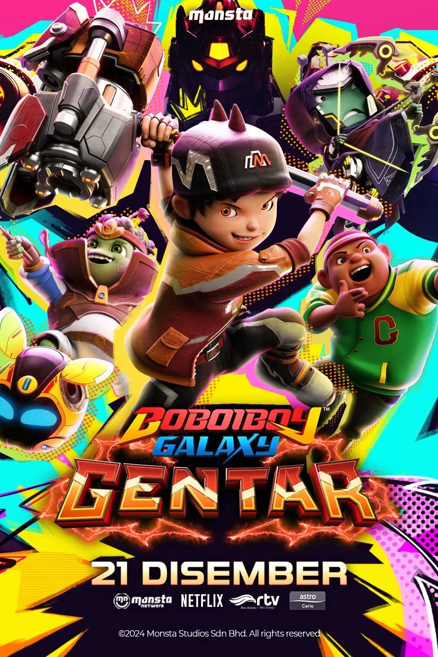 Boboiboy Galaxy Gentar (Phần 4) - BoBoiBoy Galaxy (Season 4) (2024)