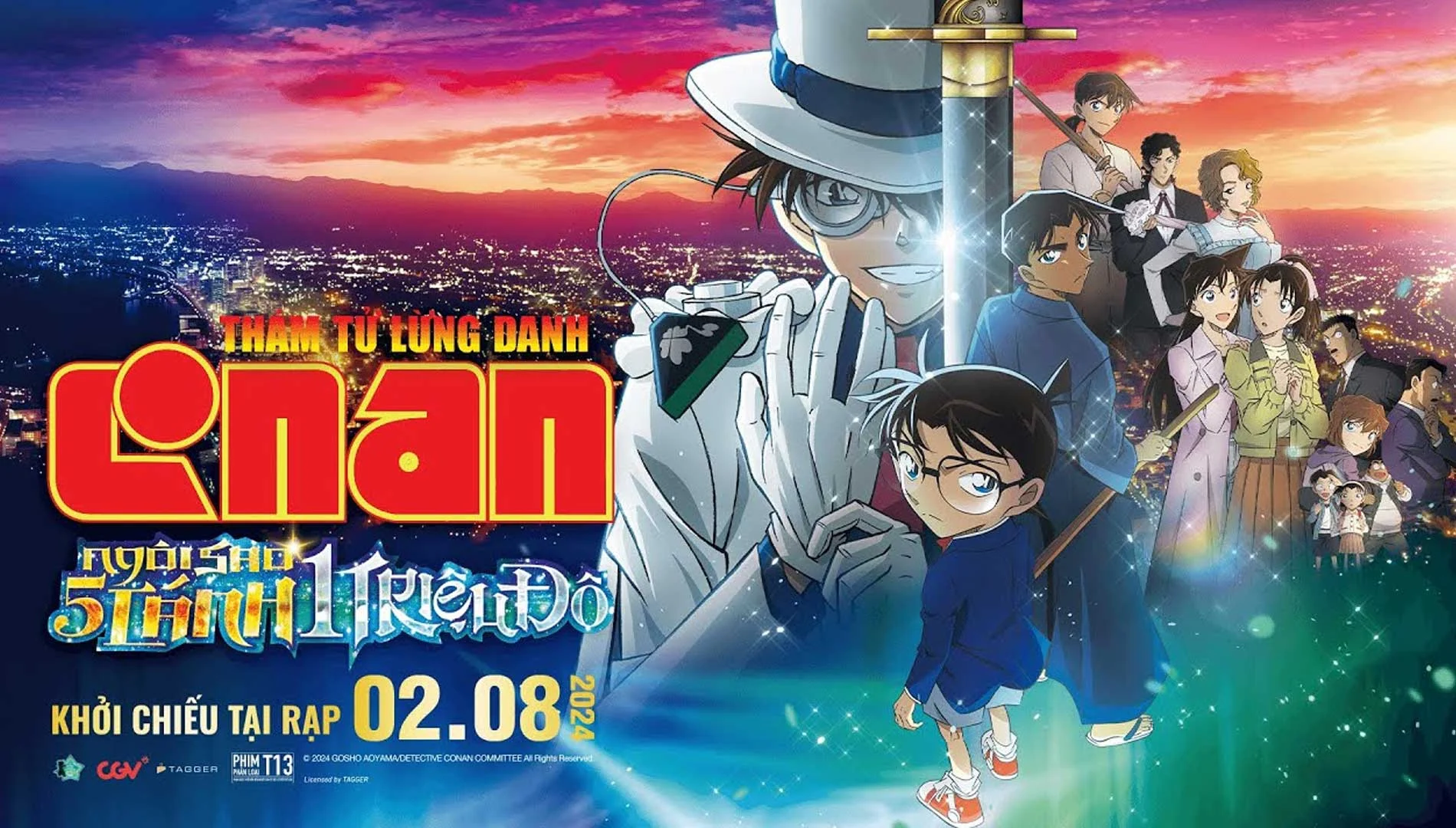 Thám Tử Lừng Danh Conan: Ngôi Sao 5 Cánh 1 Triệu Đô - Detective Conan Movie 27: The Million Dollar Pentagram